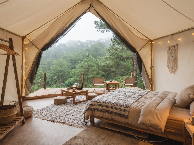 Lều Glamping View Rừng Thông