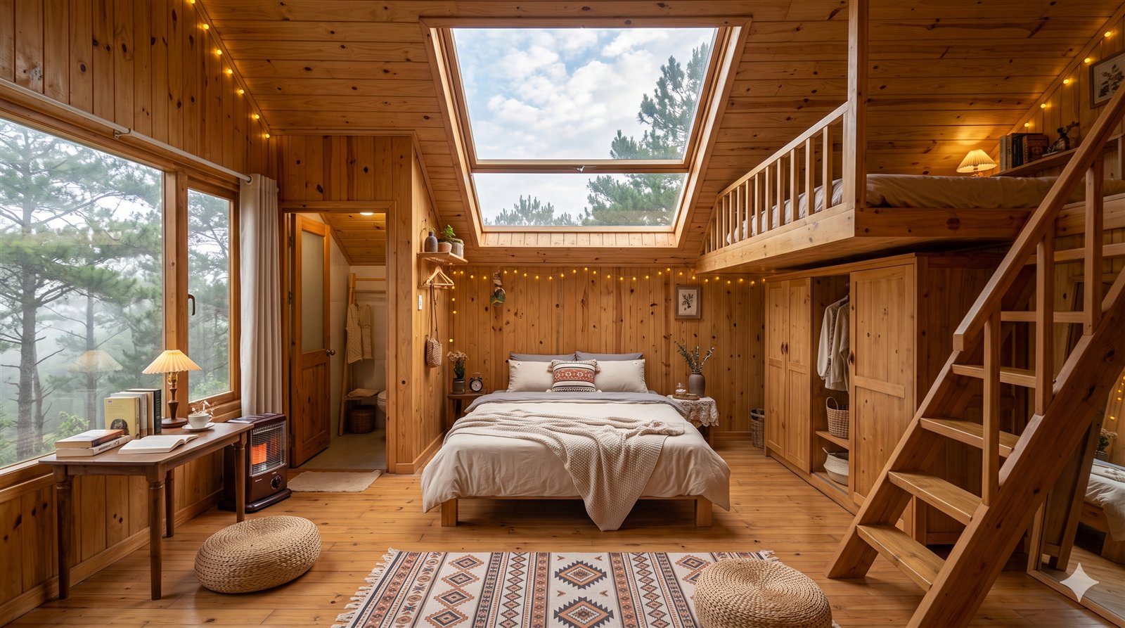 Phòng Homestay Gác Mây