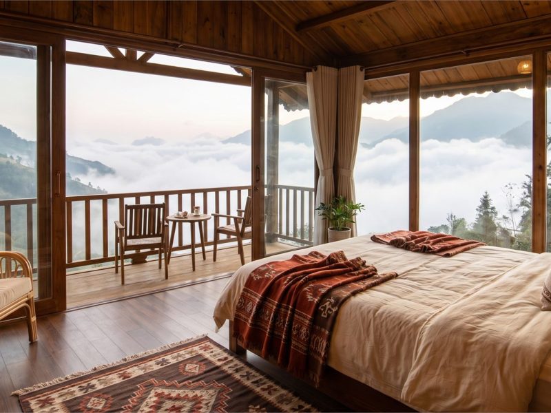 Cabin Ban Công Săn Mây